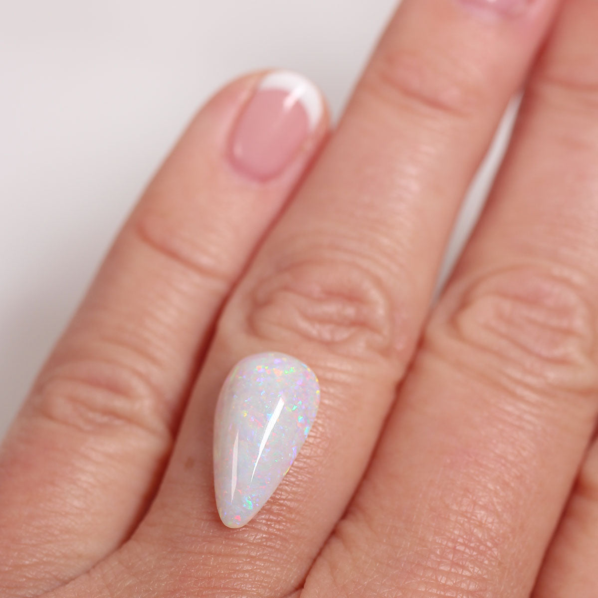 3.3ct Light Opal - 9 x 16.6 x 4.7mm