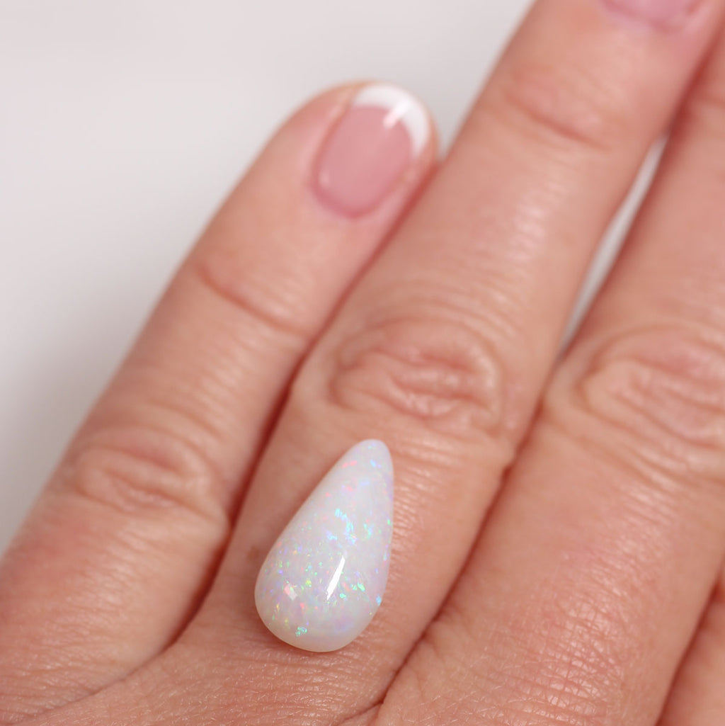 3.3ct Light Opal - 9 x 16.6 x 4.7mm