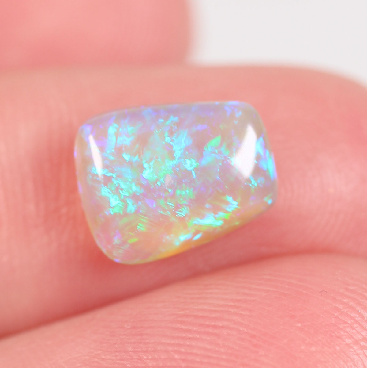 1.8 ct Dark Crystal Opal - 7.8 x 9.7 x 3.6mm