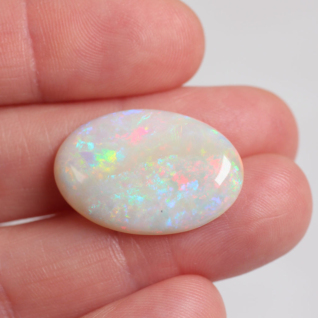 14ct Light Double Sided Opal - 16.8 x 25 x 5.9mm