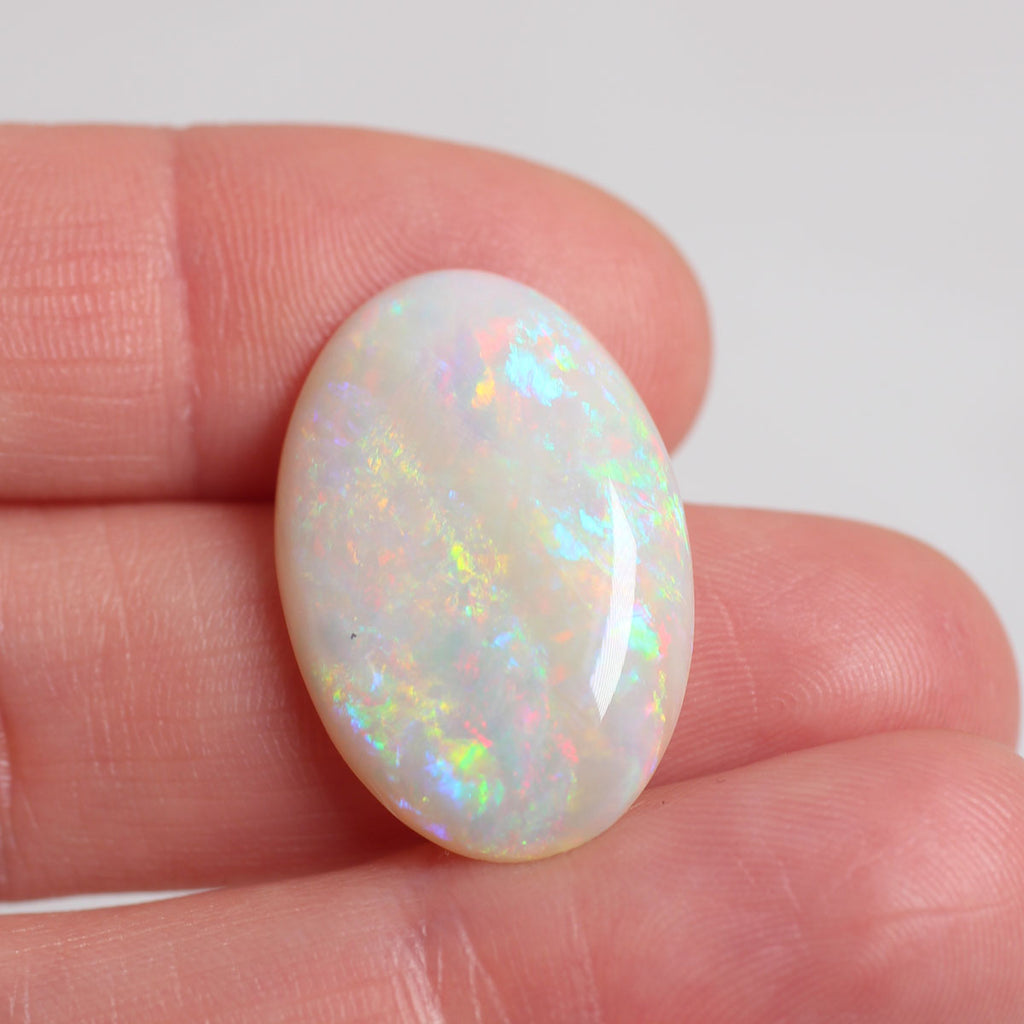 14ct Light Double Sided Opal - 16.8 x 25 x 5.9mm