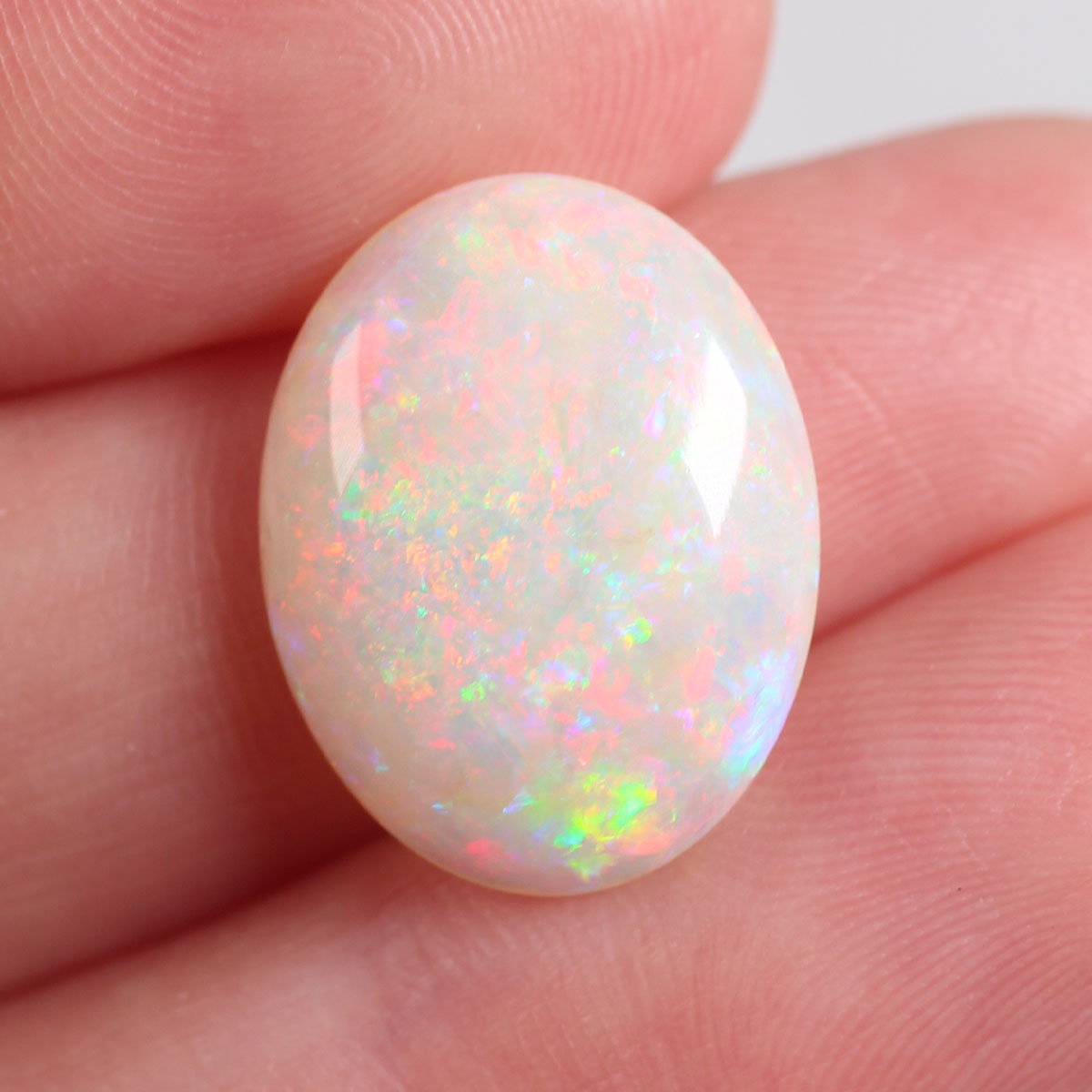 6.5 ct Light Double Sided Opal - 13.9 x 17.7 x 4.8mm