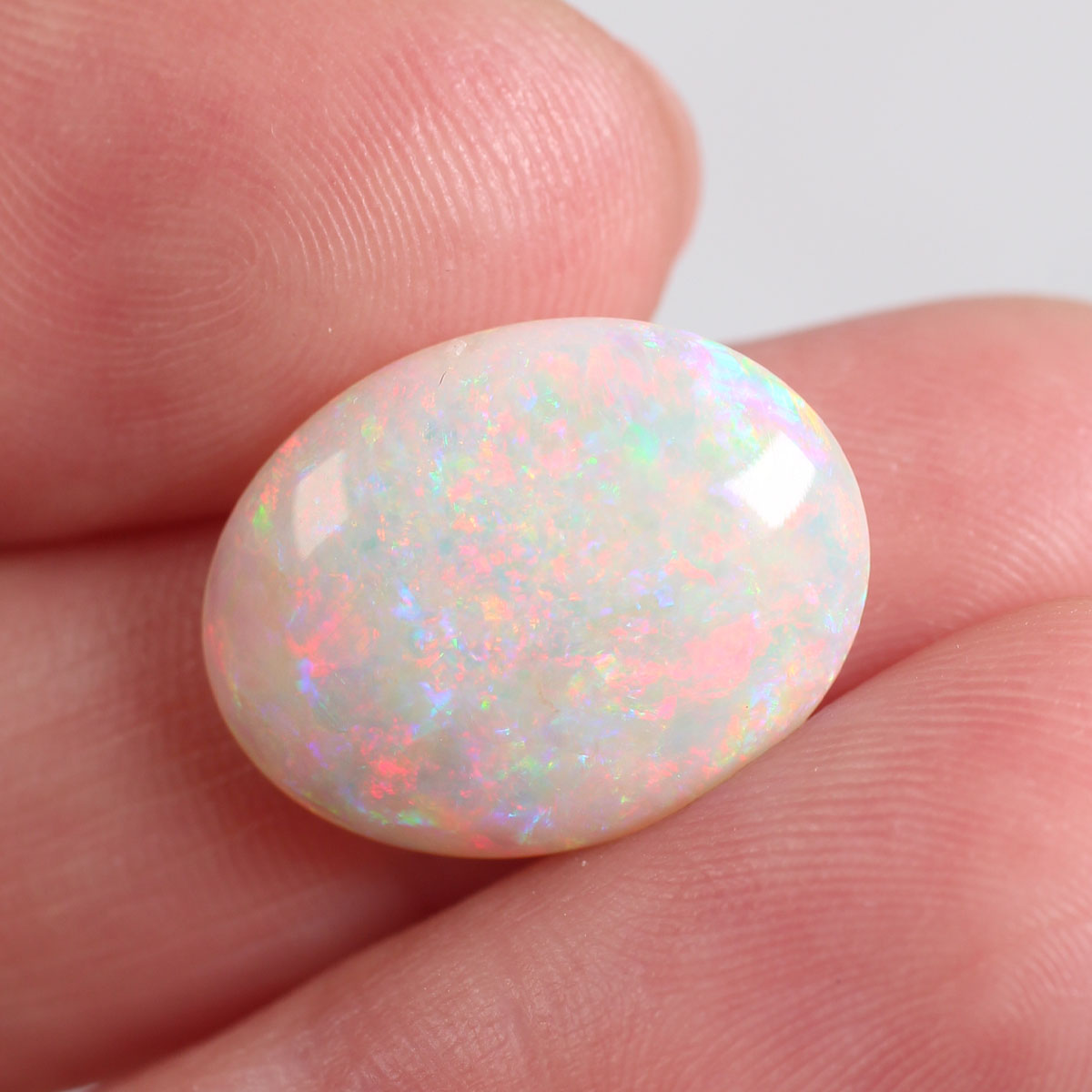 6.5 ct Light Double Sided Opal - 13.9 x 17.7 x 4.8mm