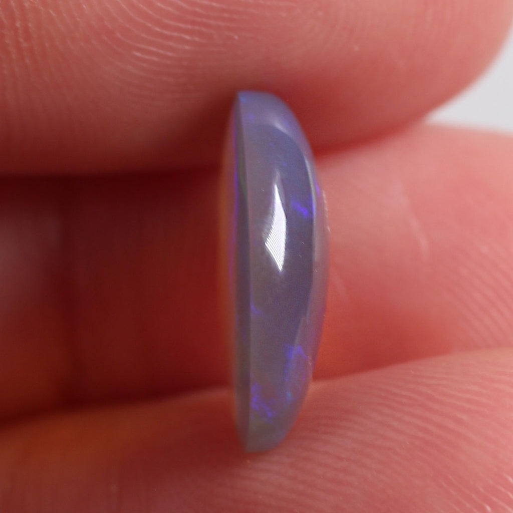 3.2ct Double Sided Dark Crystal Opal - 10 x 13.8 x 3.9mm
