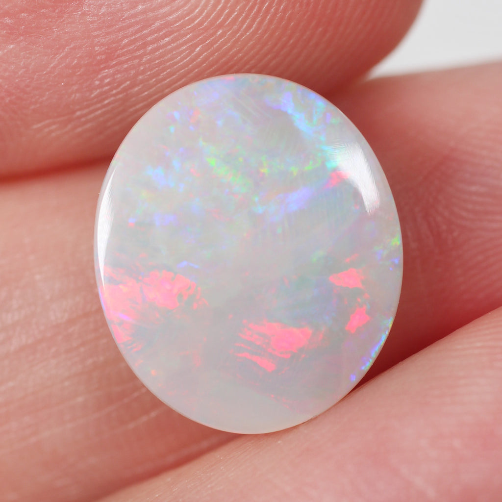 3.93ct Light opal - 11.8 x 13.8 x 3.6mm