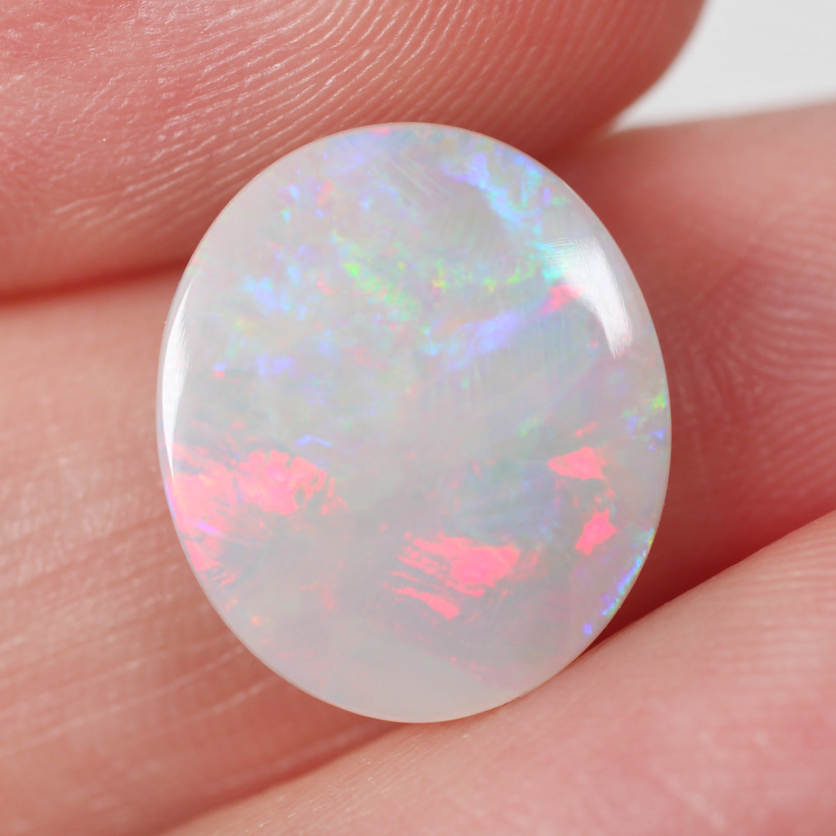 3.93ct Light opal - 11.8 x 13.8 x 3.6mm