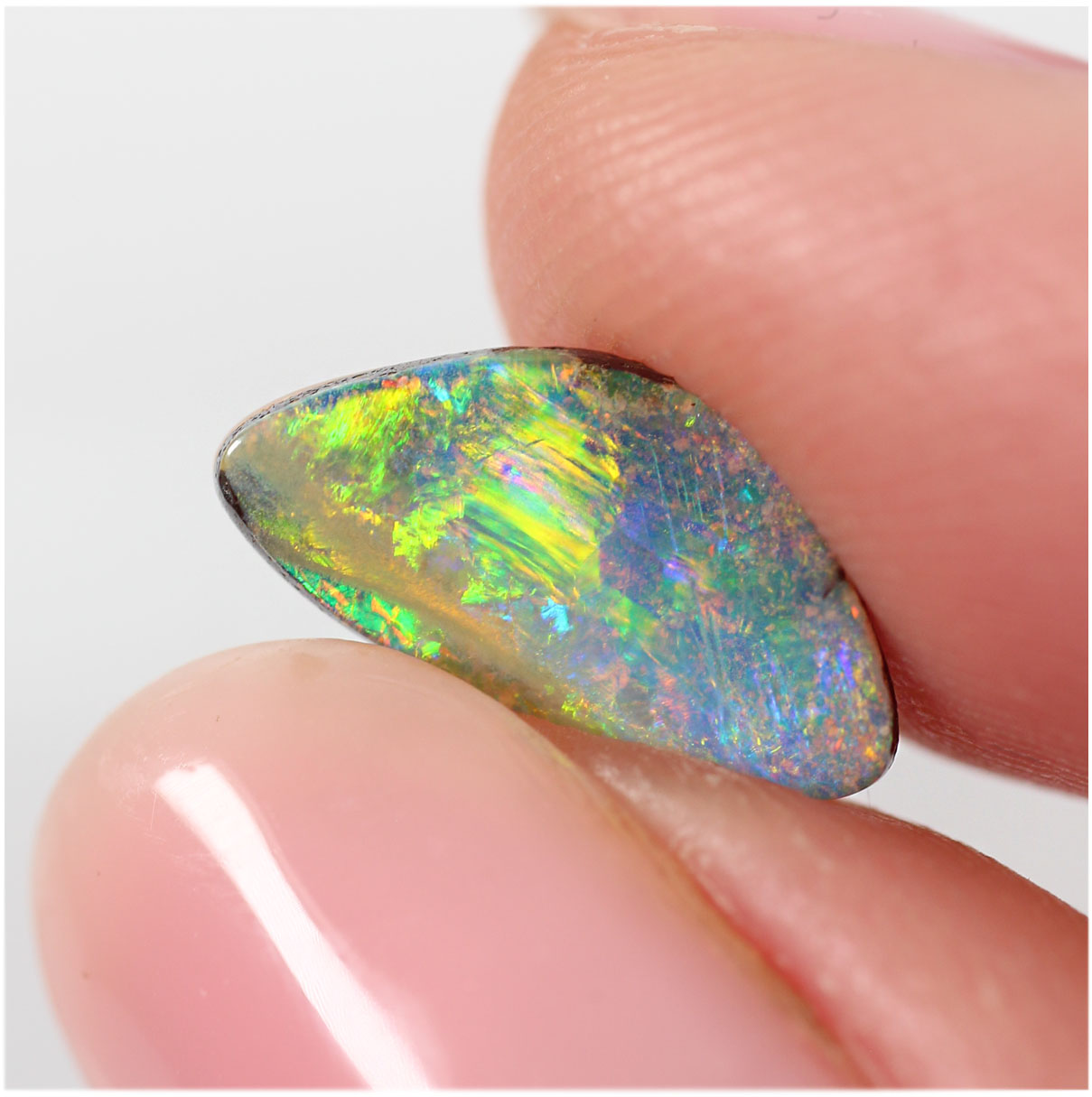 1.70ct Boulder Opal - 6.5 x 12.6 x 3.5mm