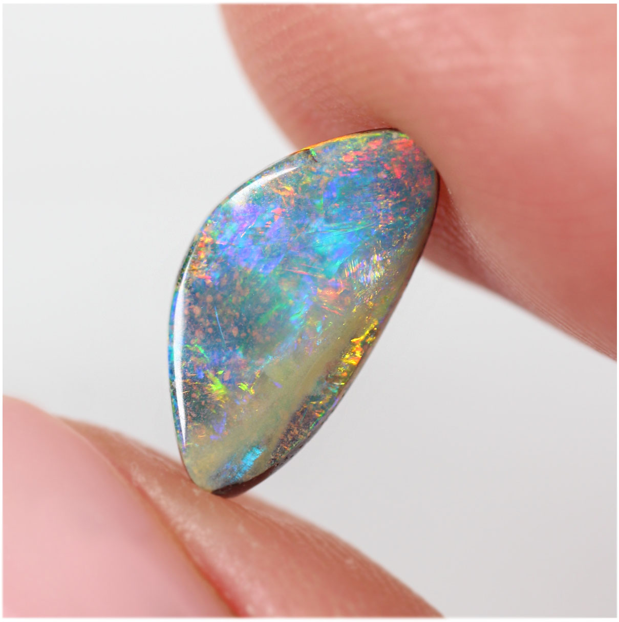 1.70ct Boulder Opal - 6.5 x 12.6 x 3.5mm