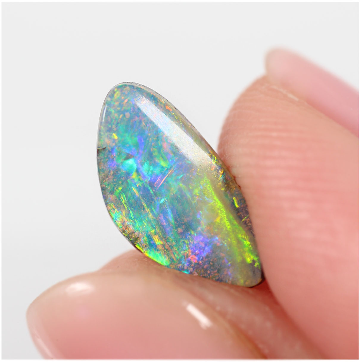 1.70ct Boulder Opal - 6.5 x 12.6 x 3.5mm