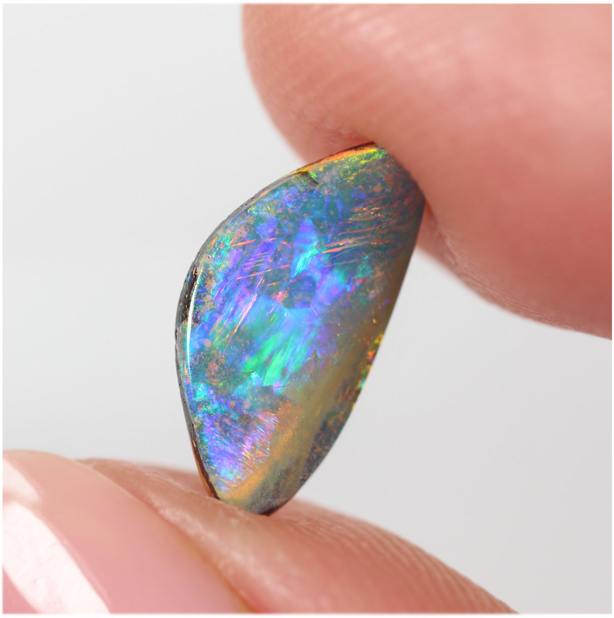 1.70ct Boulder Opal - 6.5 x 12.6 x 3.5mm