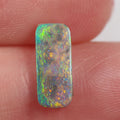 Green-yellow dark opal 0.78ct natural solid Australian opal from Lightning Ridge
