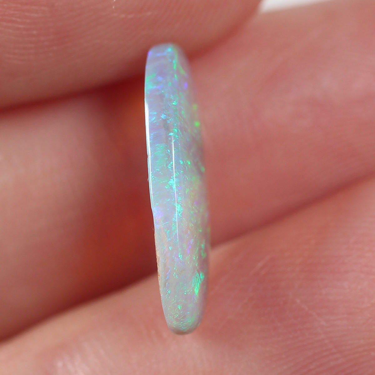 1.67 ct Dark Crystal Opal - 7.5 x 16 x 2mm