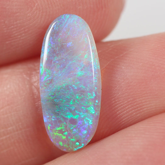 1.67 ct Dark Crystal Opal - 7.5 x 16 x 2mm