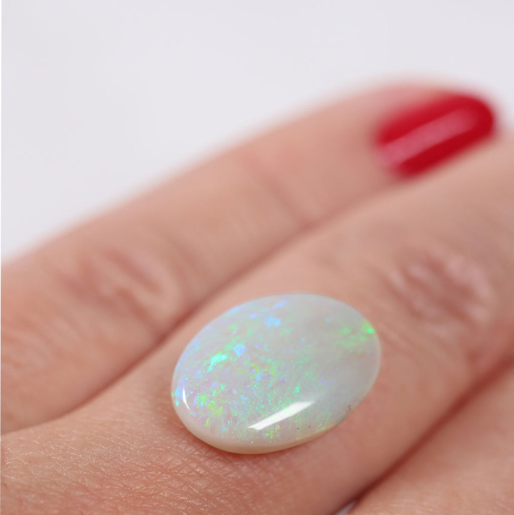 4.06 ct Dark Opal - 11 x 14.7 x 4mm