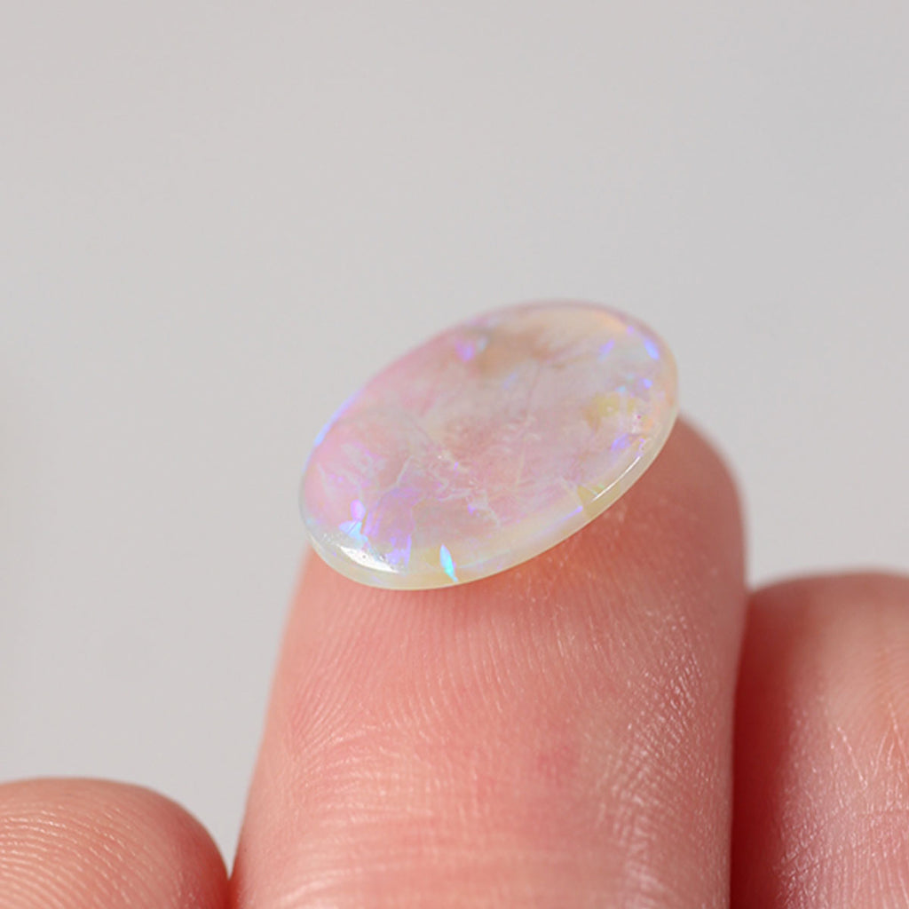 Further detail of light crystal opal from Lightning Ridge