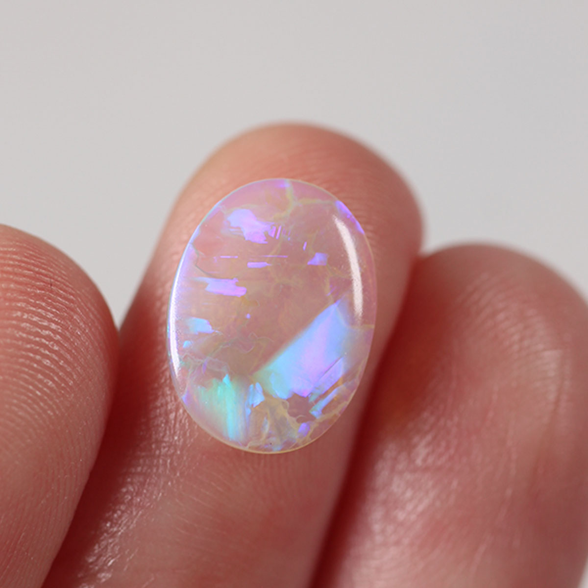 1.86ct Light Crystal Opal - 10 x 13 x 2 mm