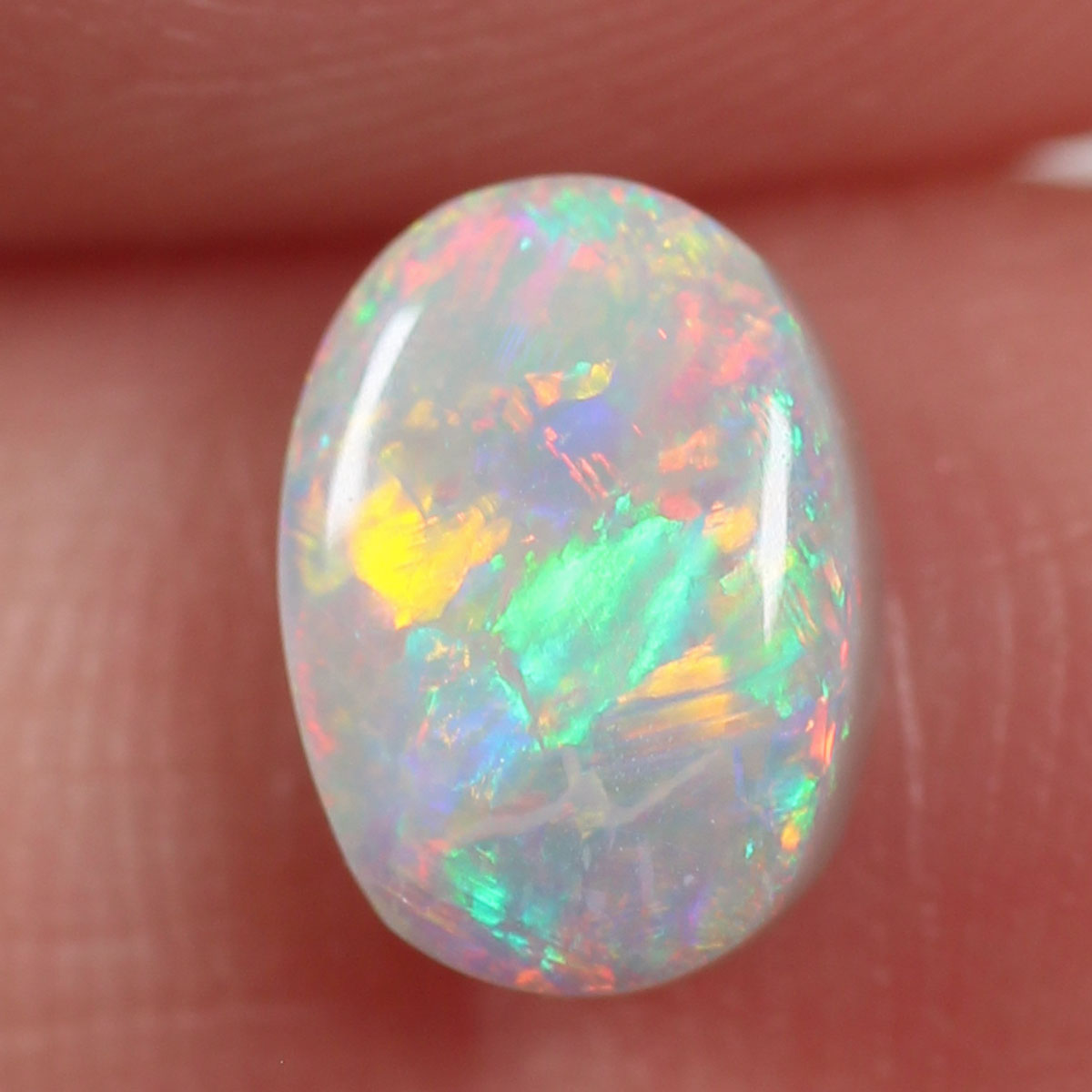 1 ct Dark Opal - 6 x 8 x 3mm