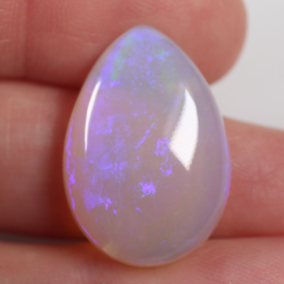 15.6 ct Dark Crystal Opal - 16.5 x 23.5 x 6.5mm