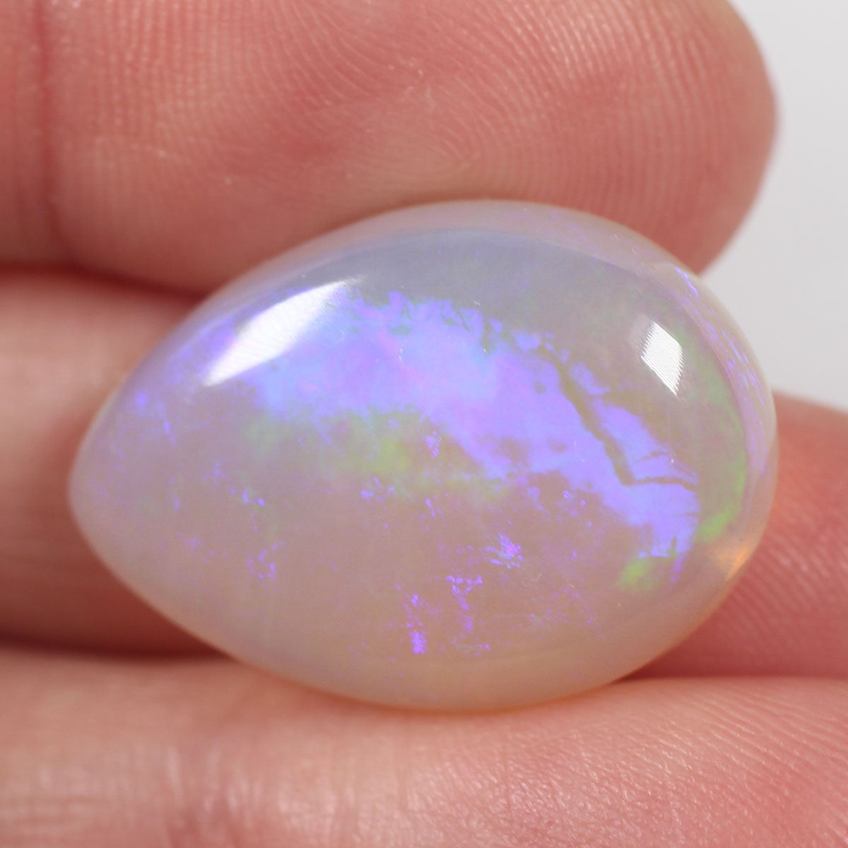 15.6 ct Dark Crystal Opal - 16.5 x 23.5 x 6.5mm