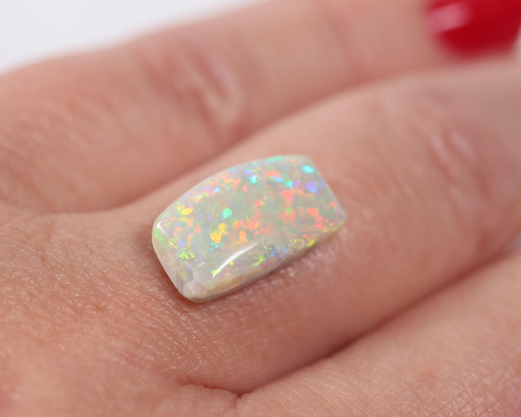 3.4ct Dark Opal - 8 x 14 x 4mm