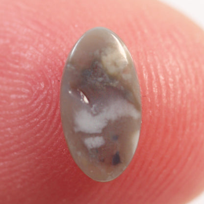 0.5 ct Dark Crystal Opal - 4.3 x 8.5 x 2mm
