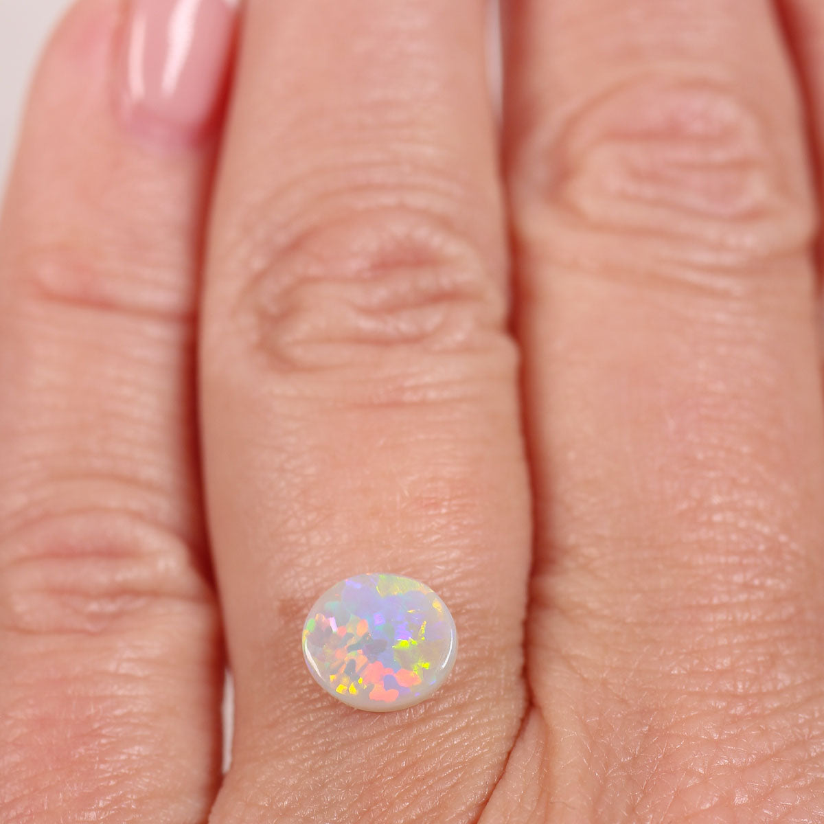 0.7ct Dark Opal - 7.3 x 8 x 2mm