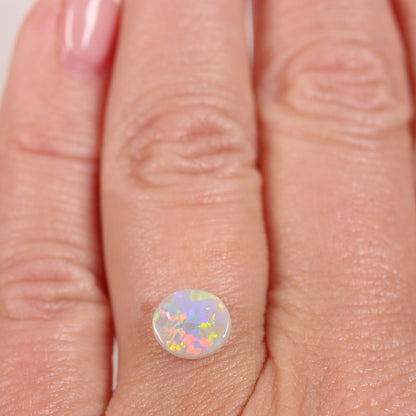 0.7 ct Dark Opal - 7.3 x 8 x 2mm