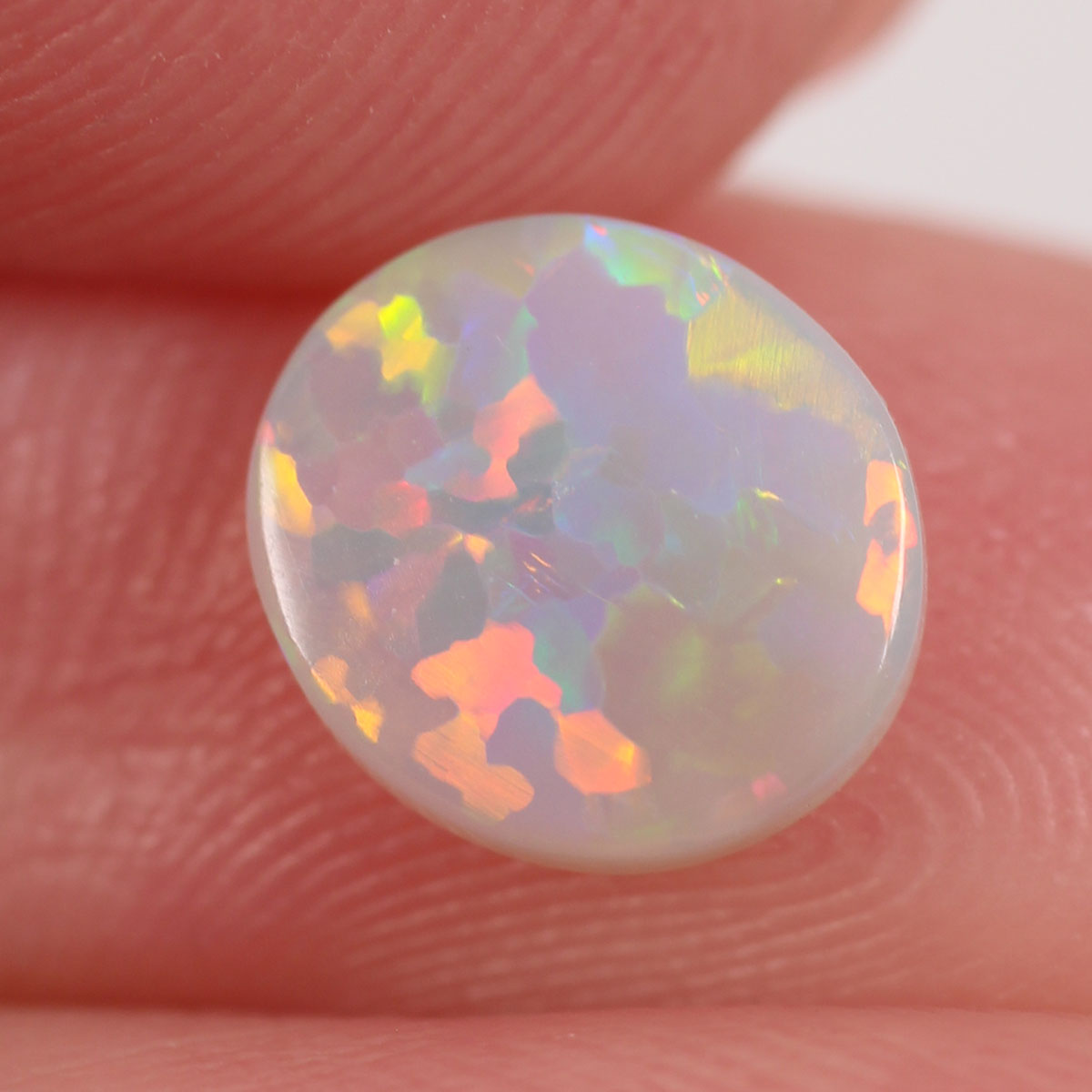 0.7 ct Dark Opal - 7.3 x 8 x 2mm