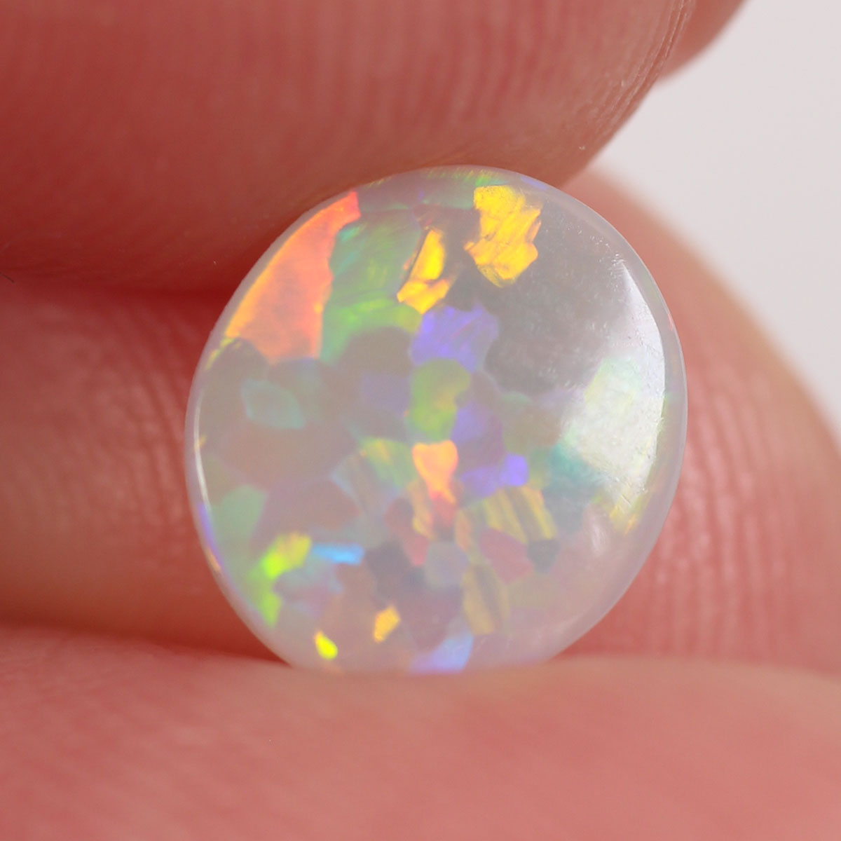 0.7ct Dark Opal - 7.3 x 8 x 2mm