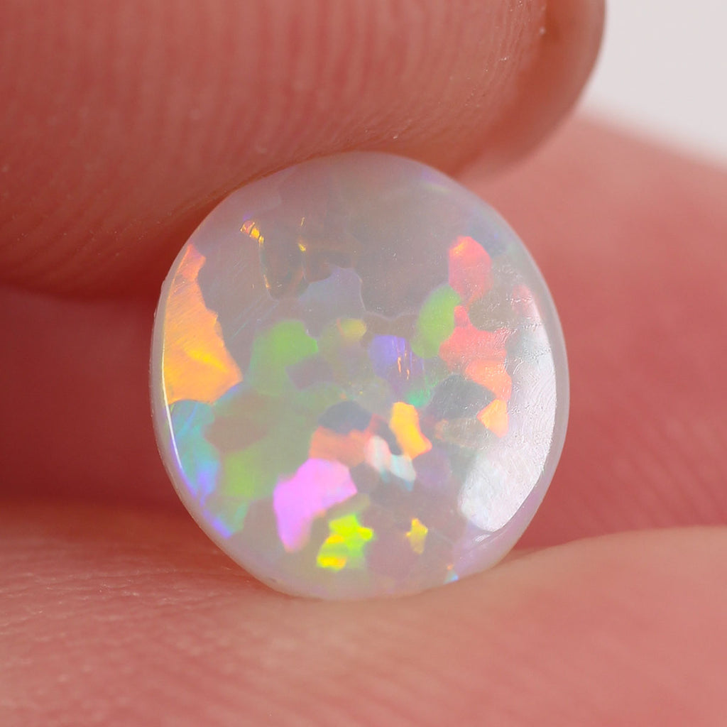 0.7ct Dark Opal - 7.3 x 8 x 2mm