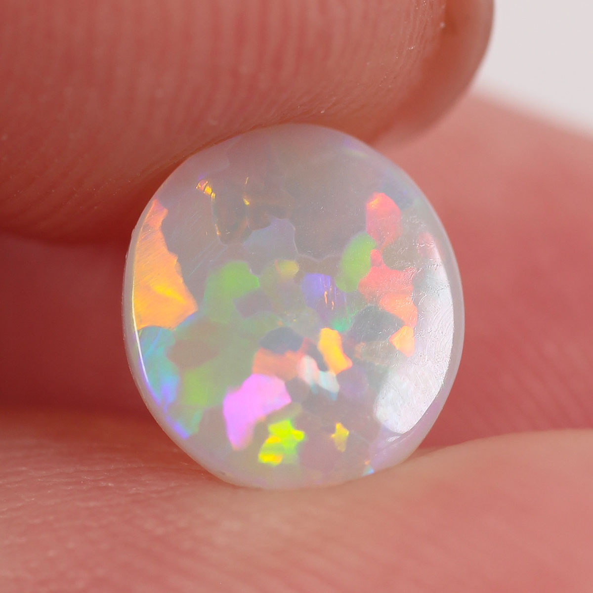 0.7ct Dark Opal - 7.3 x 8 x 2mm