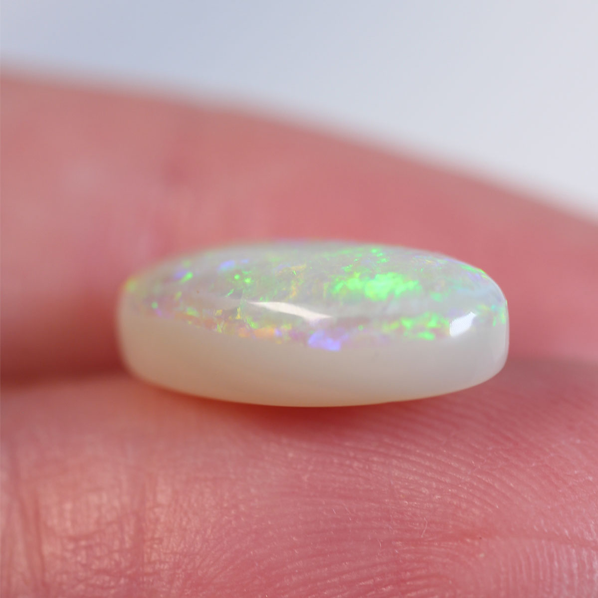 3.7ct Light Opal - 8 x 14.2 x 4.9mm