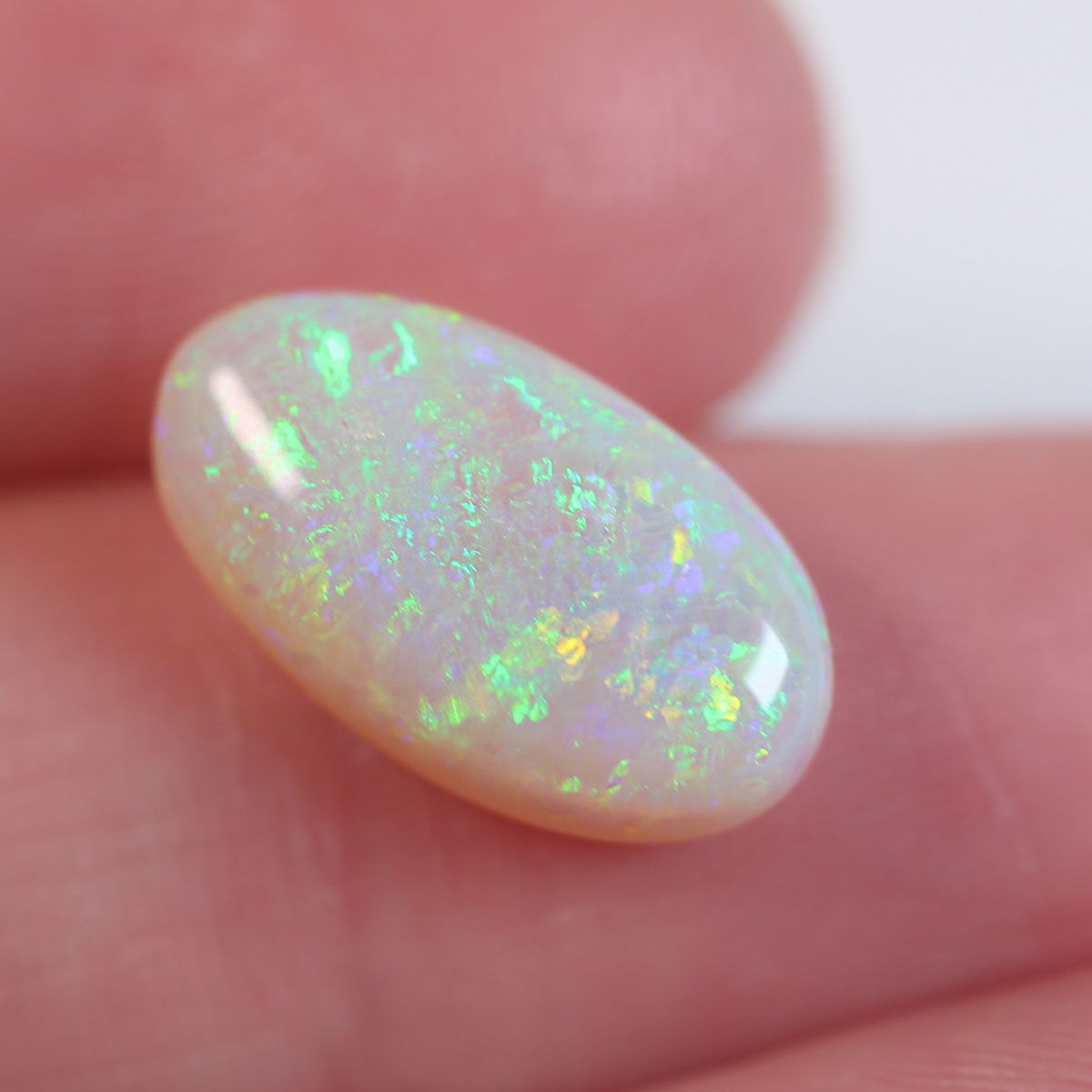 3.7ct Light Opal - 8 x 14.2 x 4.9mm