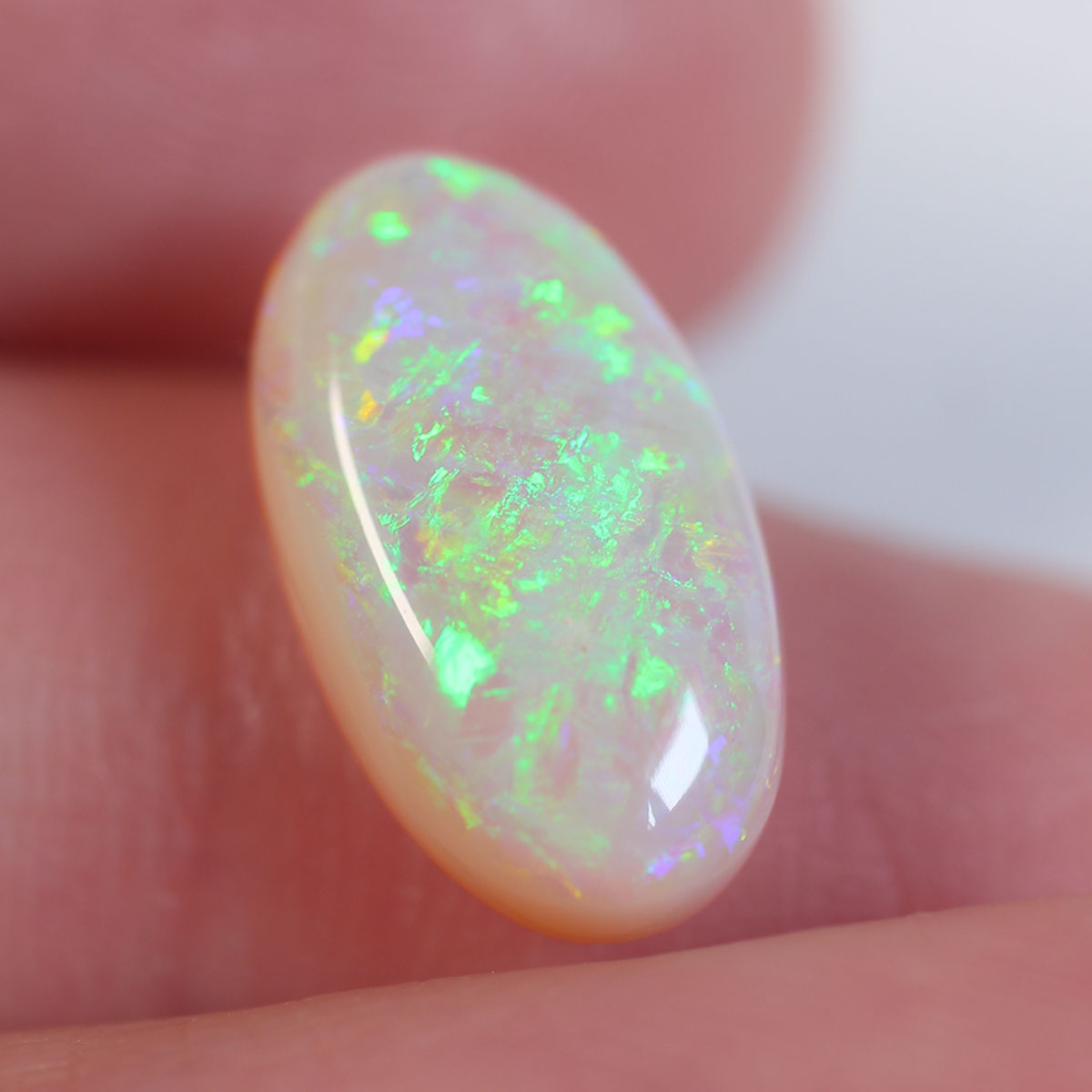 3.7ct Light Opal - 8 x 14.2 x 4.9mm