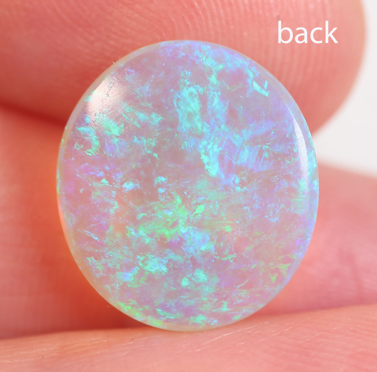 4.5ct Crystal Opal - 13 x 14.5 x 4mm