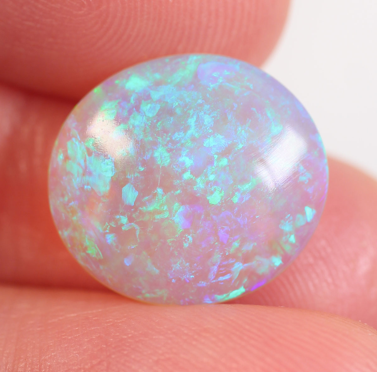 4.5ct Crystal Opal - 13 x 14.5 x 4mm