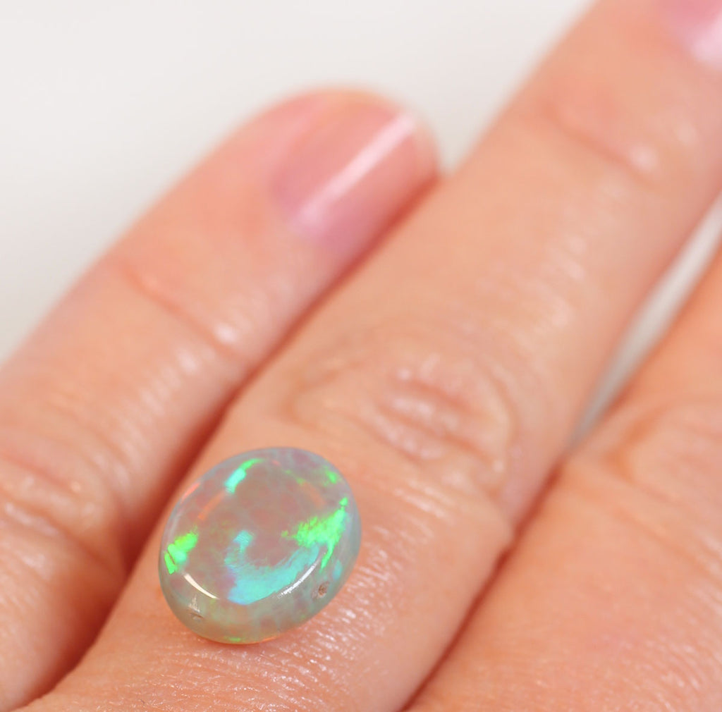 3.7ct Double Sided Crystal Opal - 9.5 x 12 x 5mm