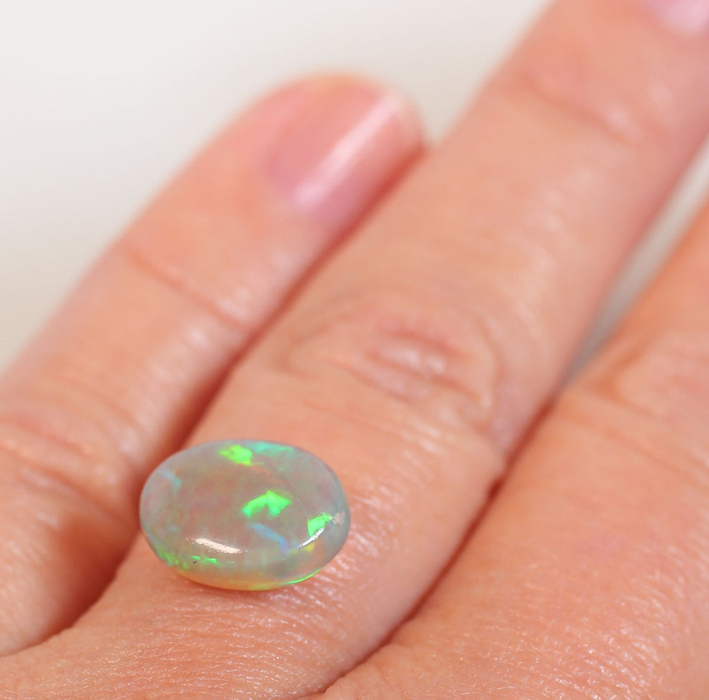 3.7ct Double Sided Crystal Opal - 9.5 x 12 x 5mm