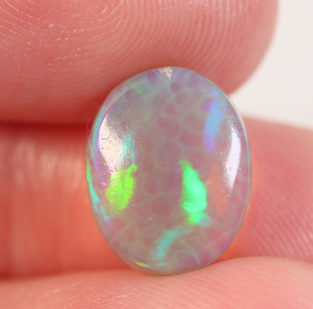 3.7ct Double Sided Crystal Opal - 9.5 x 12 x 5mm