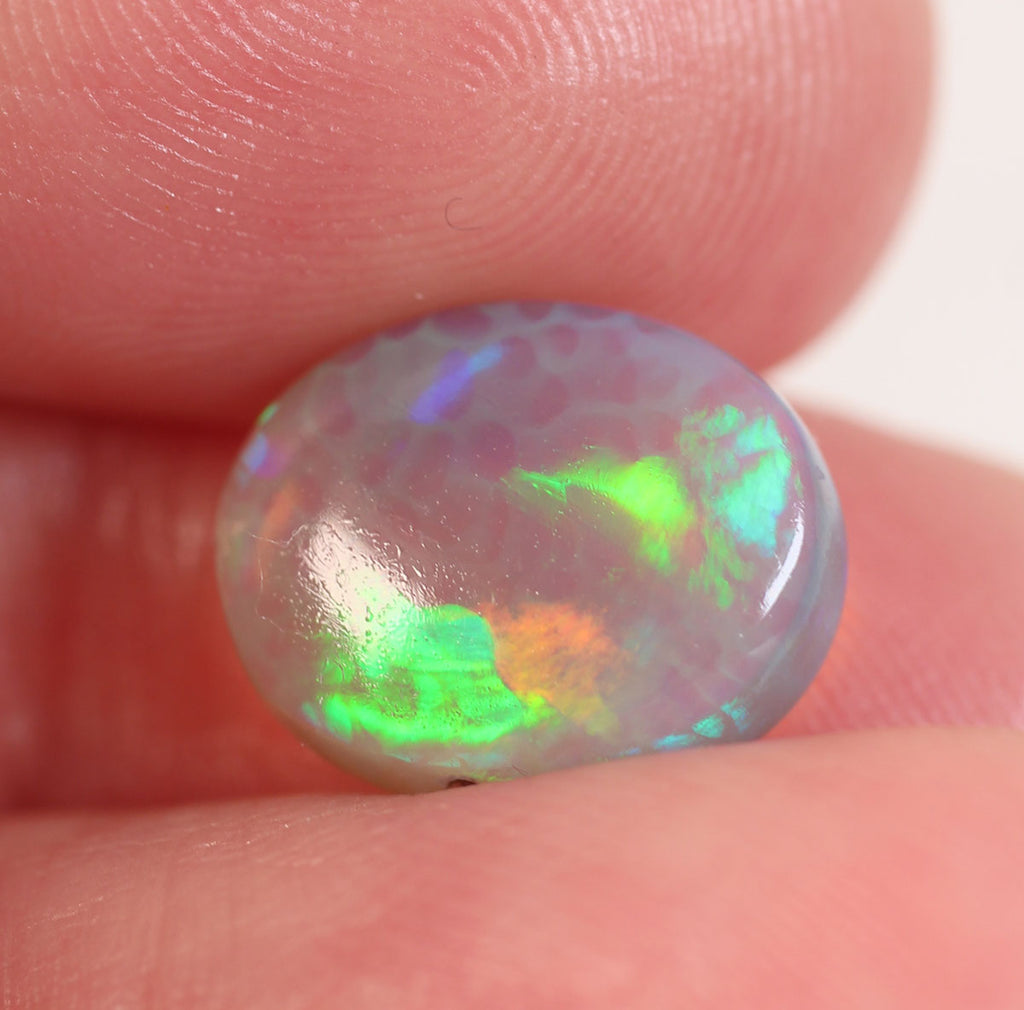 3.7ct Double Sided Crystal Opal - 9.5 x 12 x 5mm