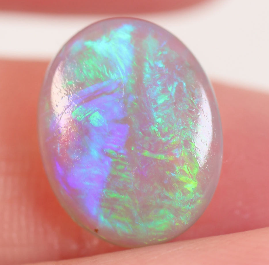 3.7ct Double Sided Crystal Opal - 9.5 x 12 x 5mm