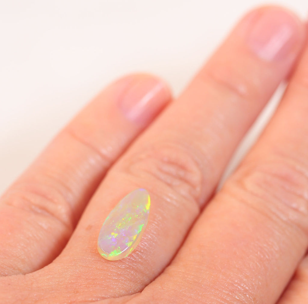 1.4ct Double Sided Crystal Opal - 6.5 x 15 x 2.2mm