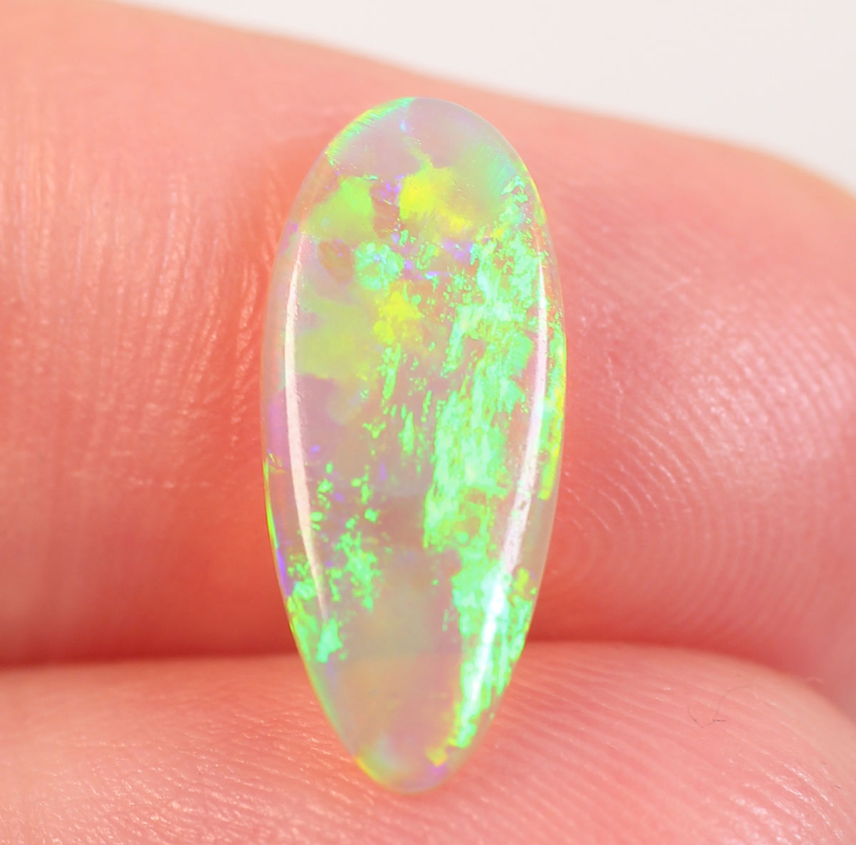 1.4ct Double Sided Crystal Opal - 6.5 x 15 x 2.2mm
