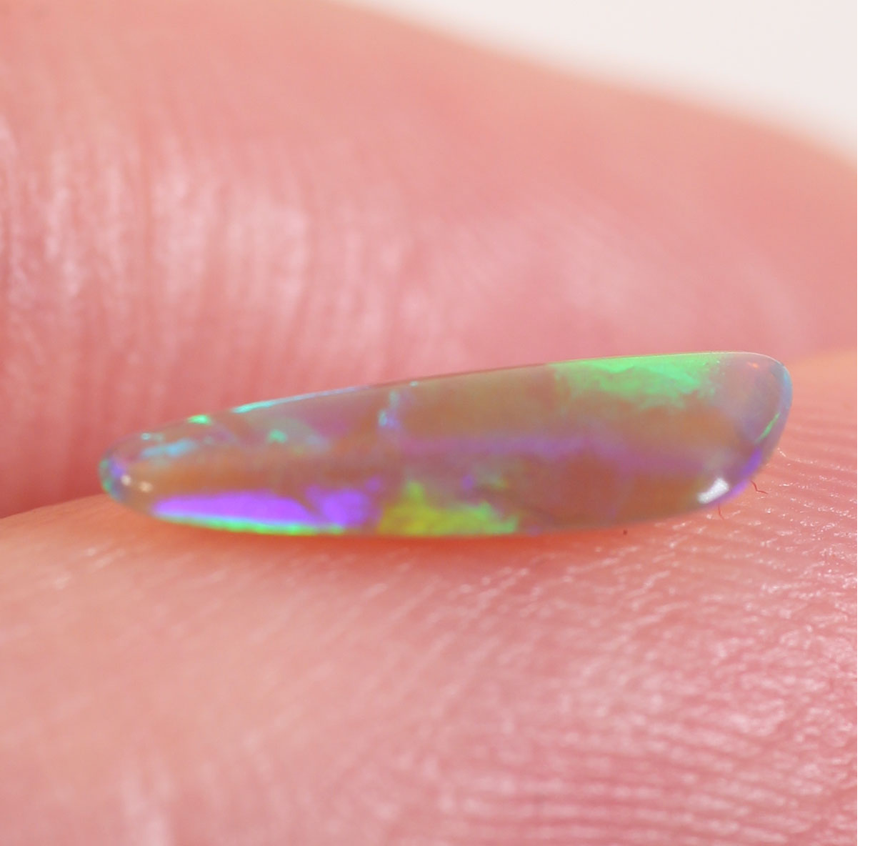 0.5ct Double Sided Dark Crystal Opal - 5 x 11.5 x 2mm