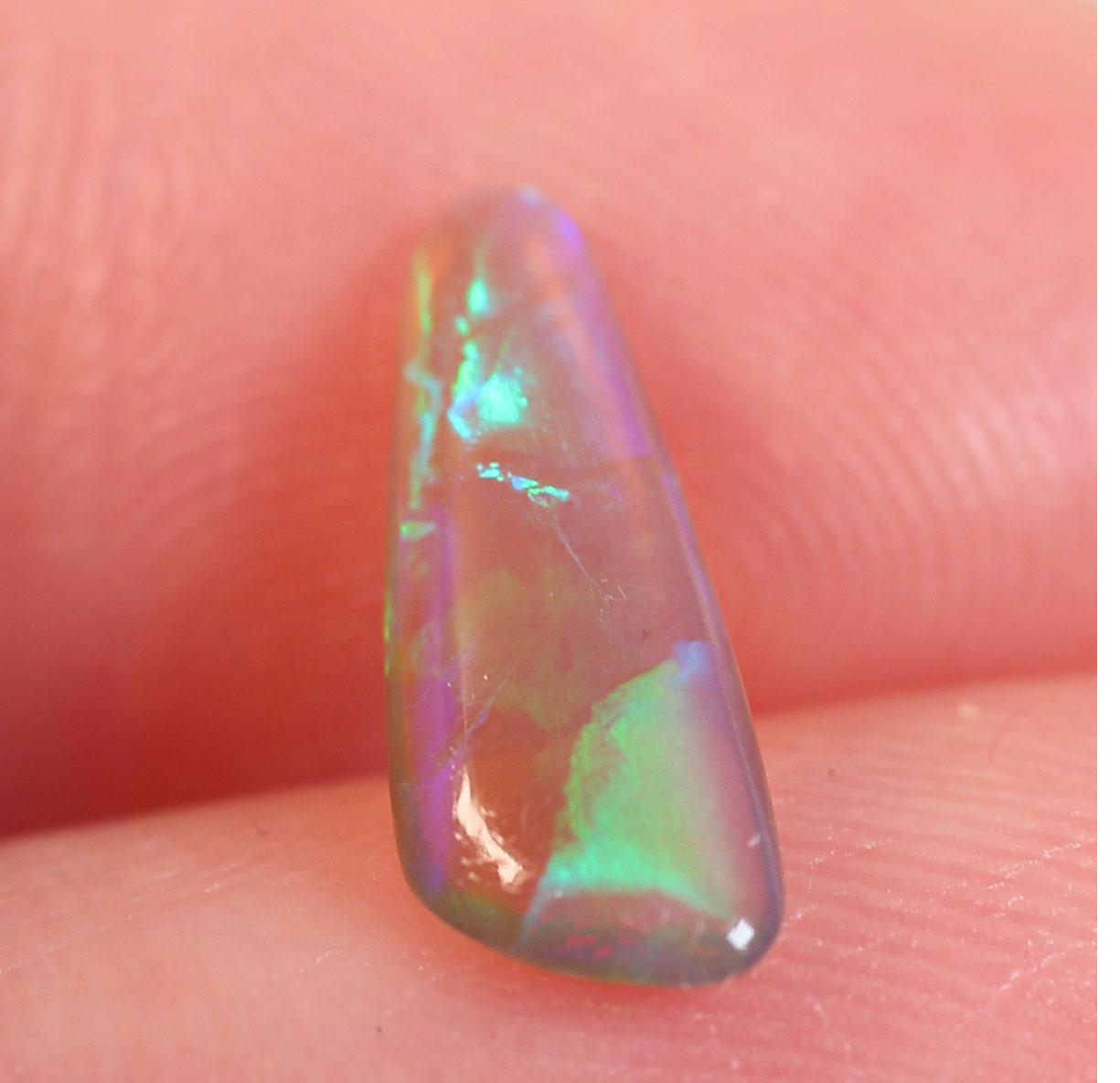 0.5ct Double Sided Dark Crystal Opal - 5 x 11.5 x 2mm