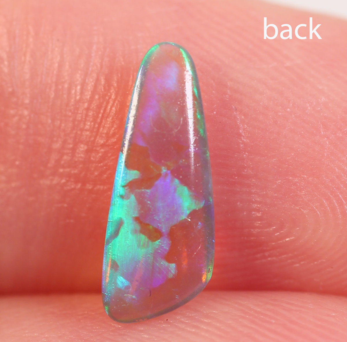 0.5ct Double Sided Dark Crystal Opal - 5 x 11.5 x 2mm