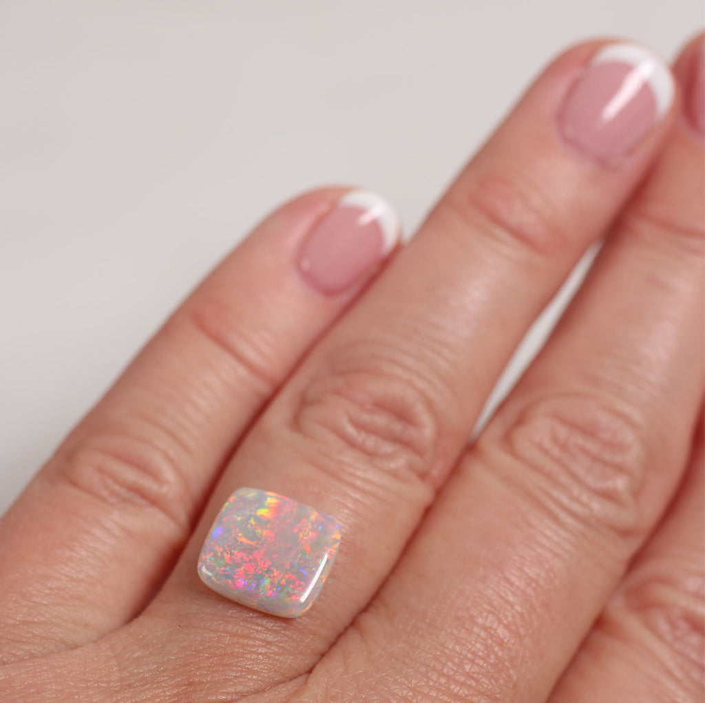 2.33ct Dark Opal - 10.4 x 11 x 2.7 mm