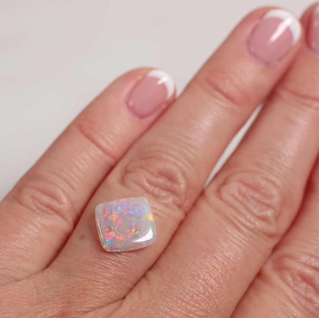 2.33ct Dark Opal - 10.4 x 11 x 2.7 mm