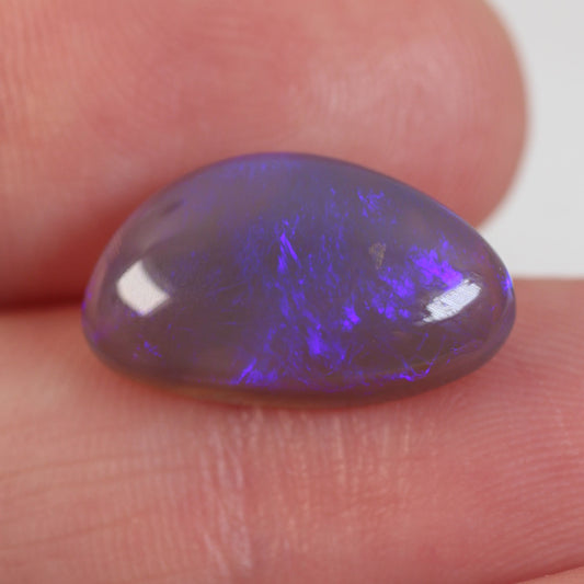 5.3 ct Dark Crystal Opal - 9.6 x 16.3 x 5.2mm