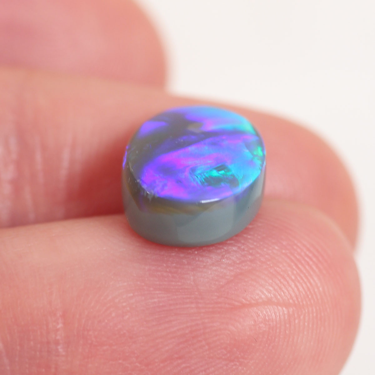 3.8ct Dark Opal - 9 x 11 x 4.7mm